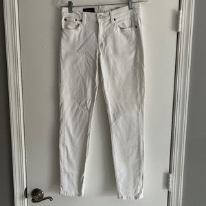 J. Crew Toothpick Jeans - White - Size 27